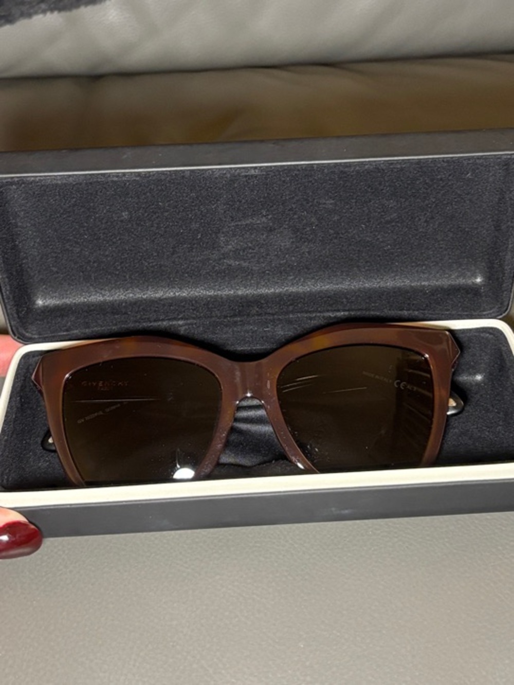 Givenchy Brown Cat-Eye Sunglasses